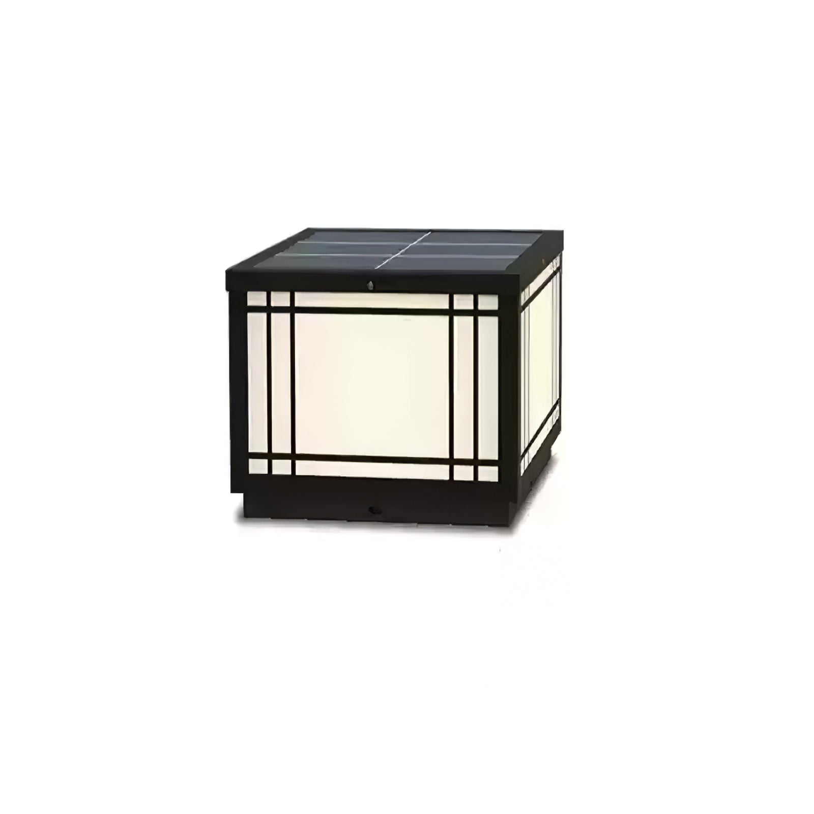 Solar Cube Laterne Außenlampe - Moderne Garten &amp; Terrasse Ambientebeleuchtung