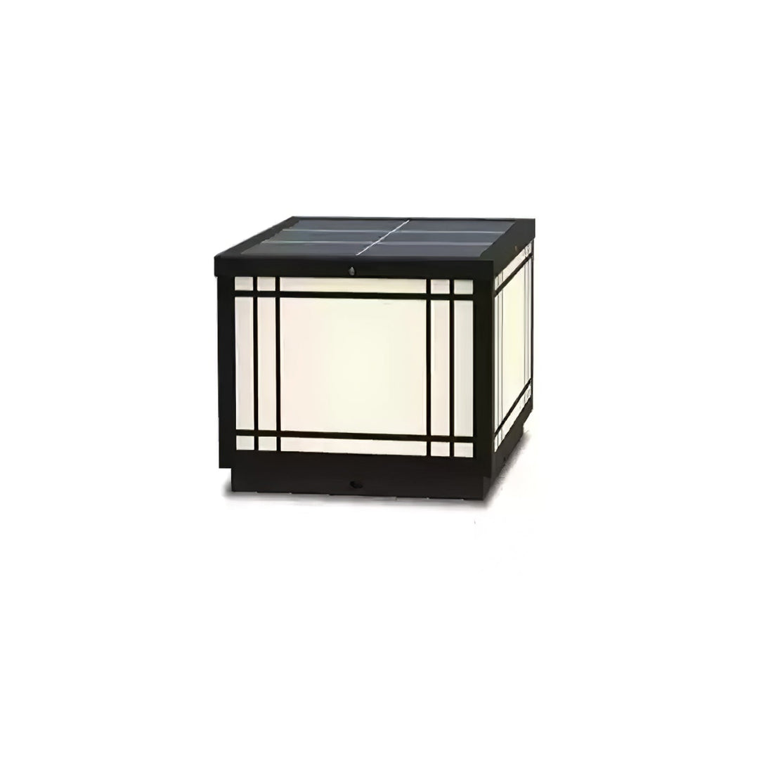 Solar Cube Laterne Außenlampe - Moderne Garten &amp; Terrasse Ambientebeleuchtung