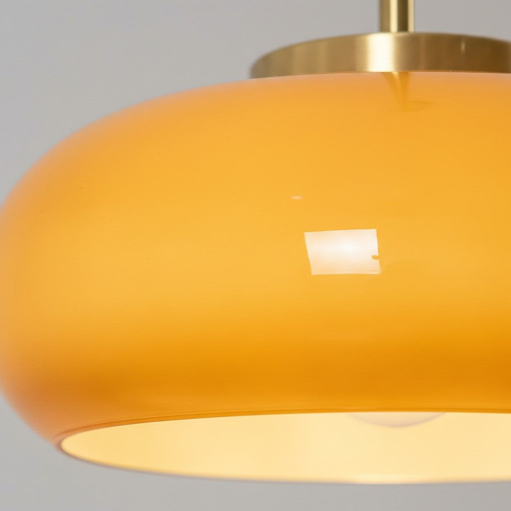Havelo Round Glass Pendant Light - Bauhaus Pendant Light for Home N51