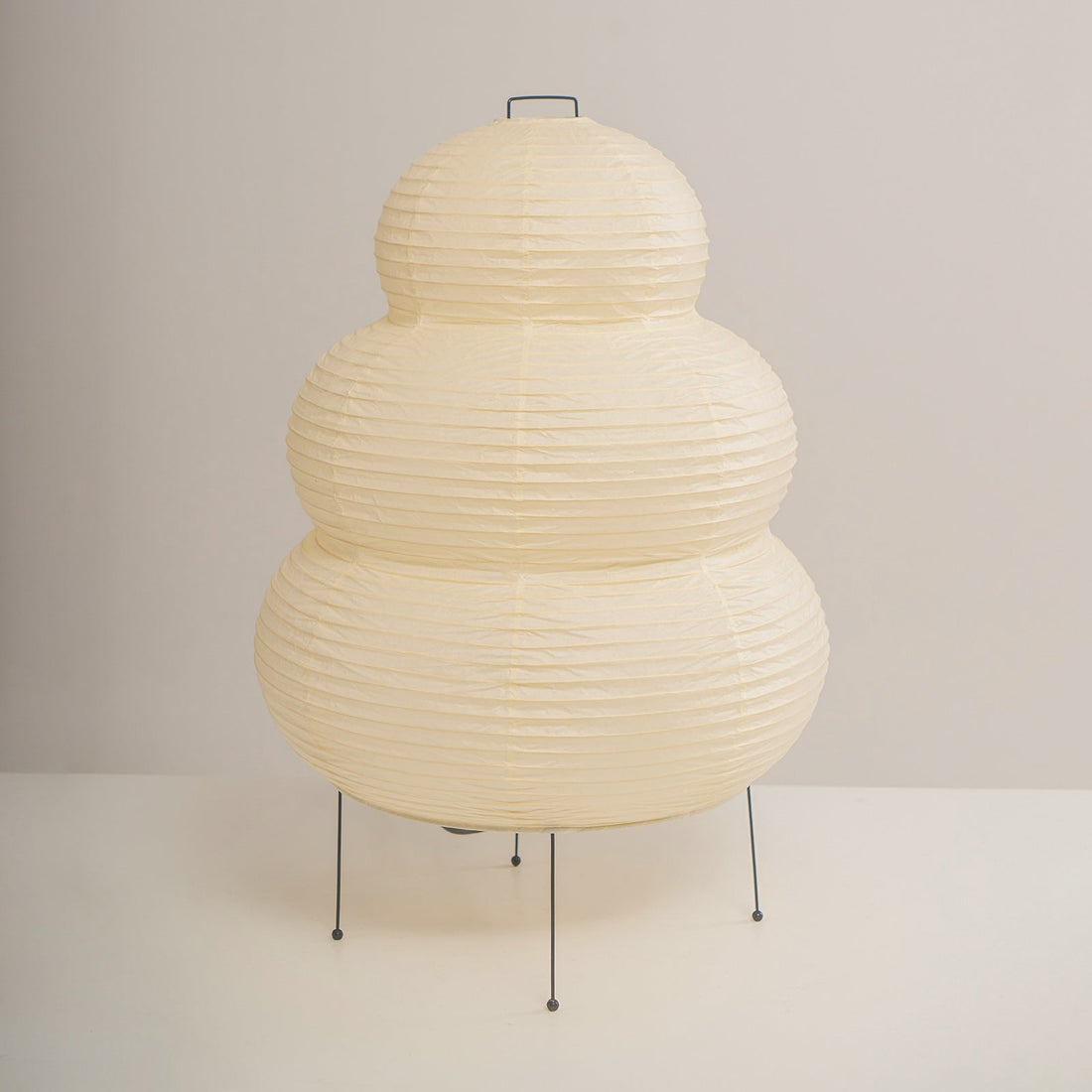 Japanisch inspirierte Papiertischlampe – Maulbeerpapierlampe fürs Schlafzimmer