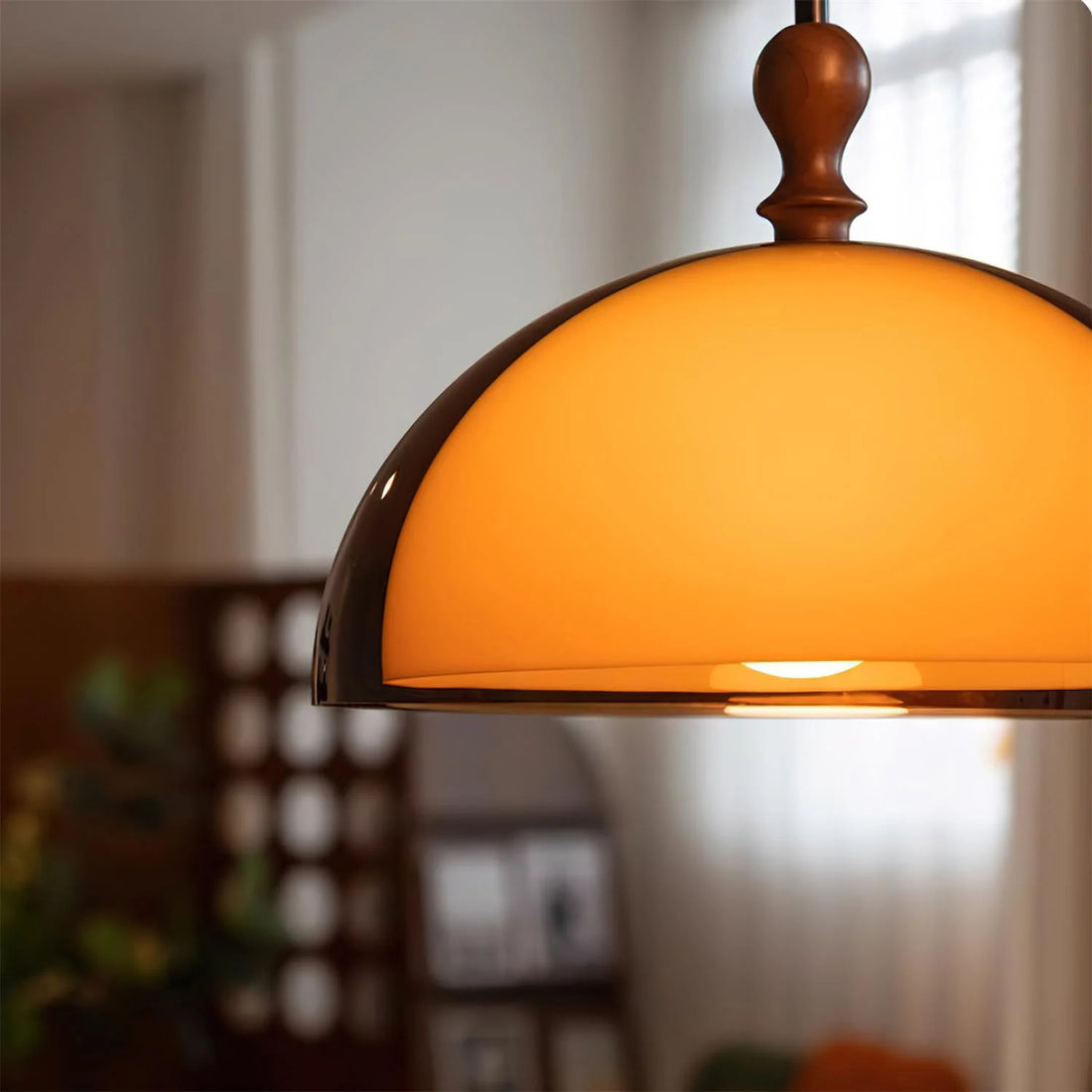 Afterglow Sunset Medieval Pendant Light - French Acrylic Pendant for Dining and Foyer
