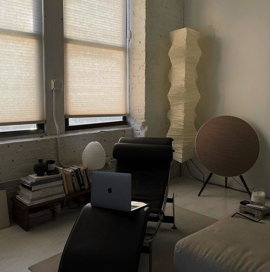Rice Paper Floor Lamp - Bamboo Frame Soft Light for Living Room