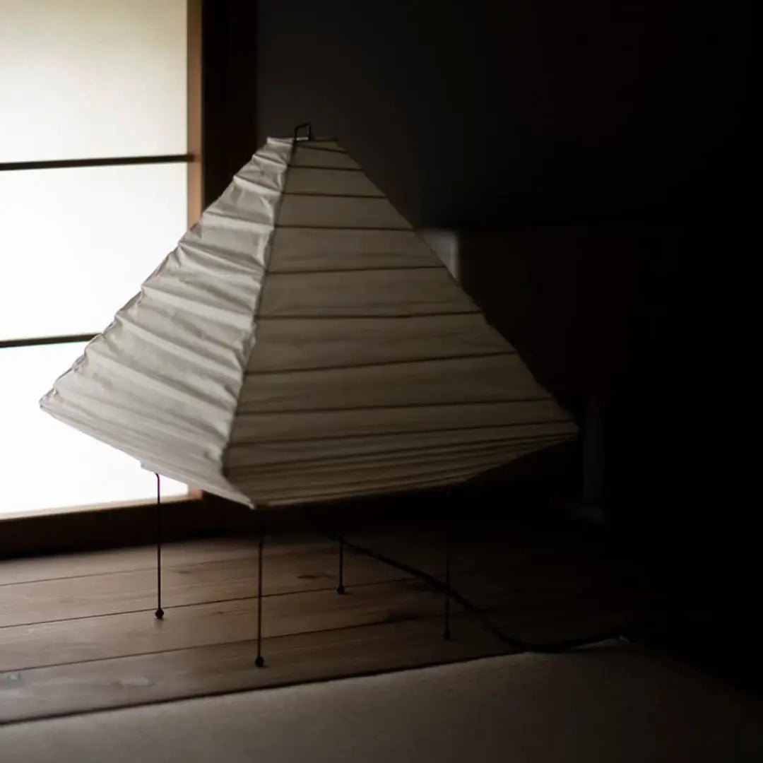 Simplicity Paper Table Lamp - Japanese Craft Paper Lamp for Entryway