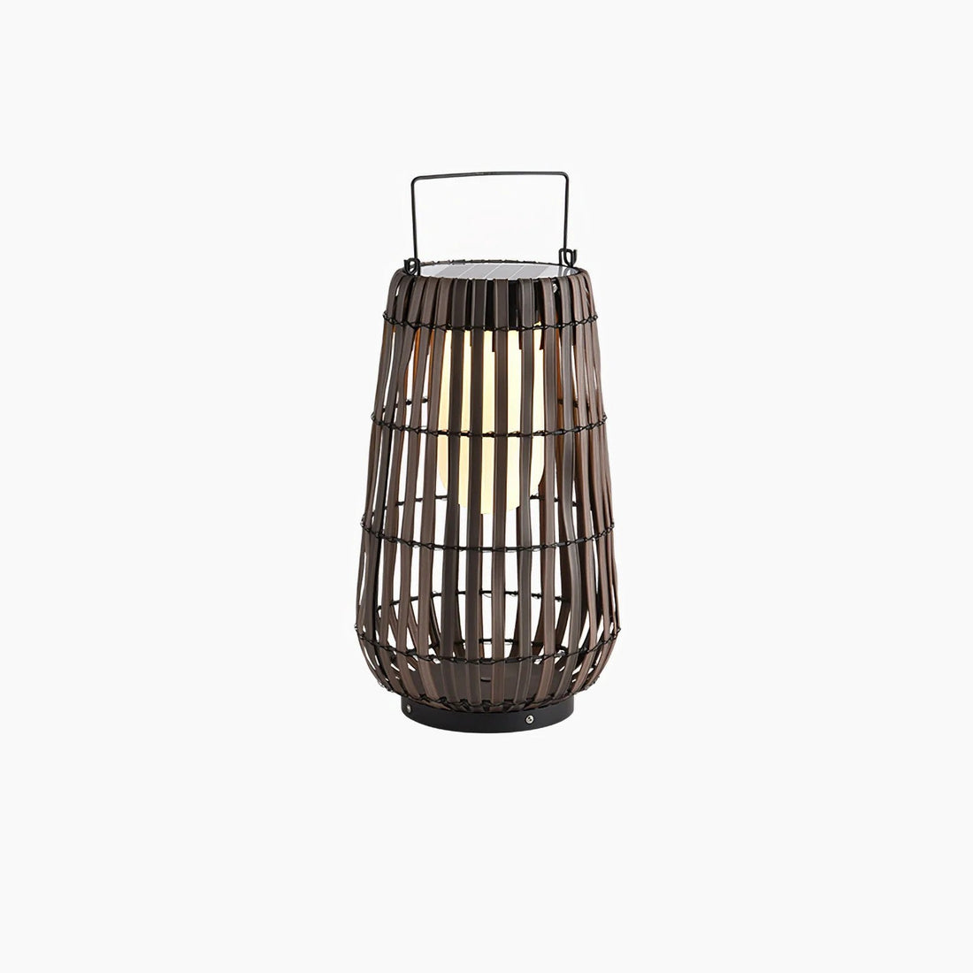 Tropic Braid Outdoor Lamp - Faux-Rattan Metal Waterproof