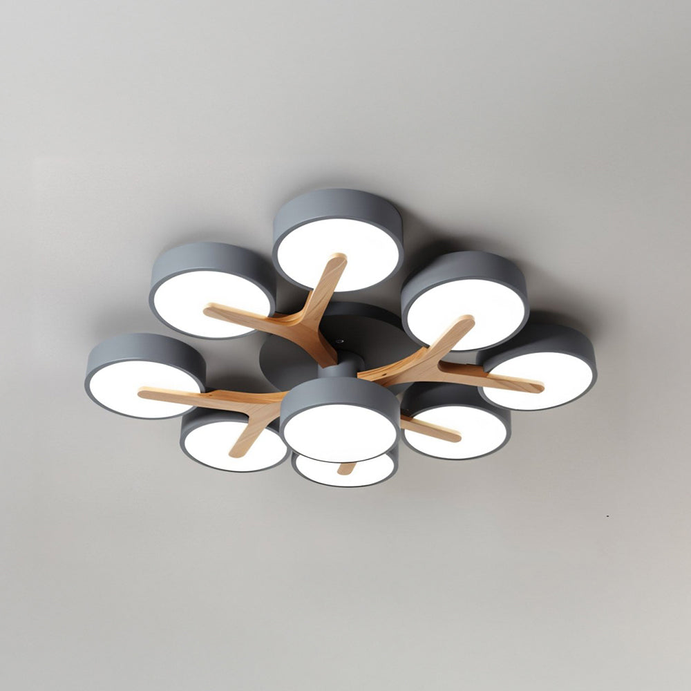Contemporary Luxurious Ceiling Light - Acrylic Fixture for Living Room