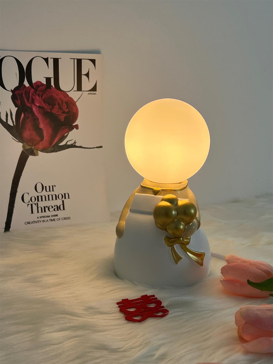 Tischlampe mit Hochzeitsfigur – wiederaufladbares LED-Licht für Veranstaltungen