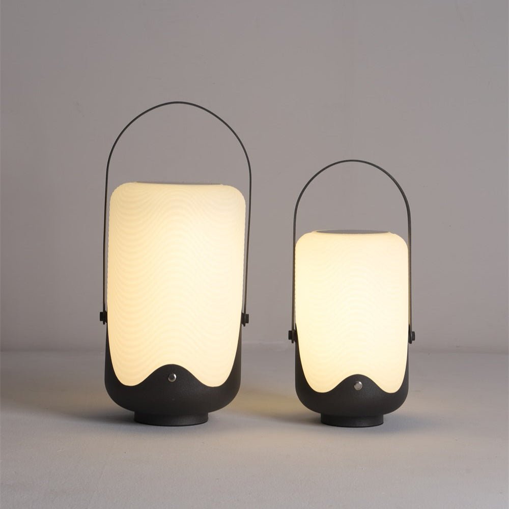 Solar-Laternen-Tischlampe – Tragbares LED-Licht für Garten &amp; Terrasse