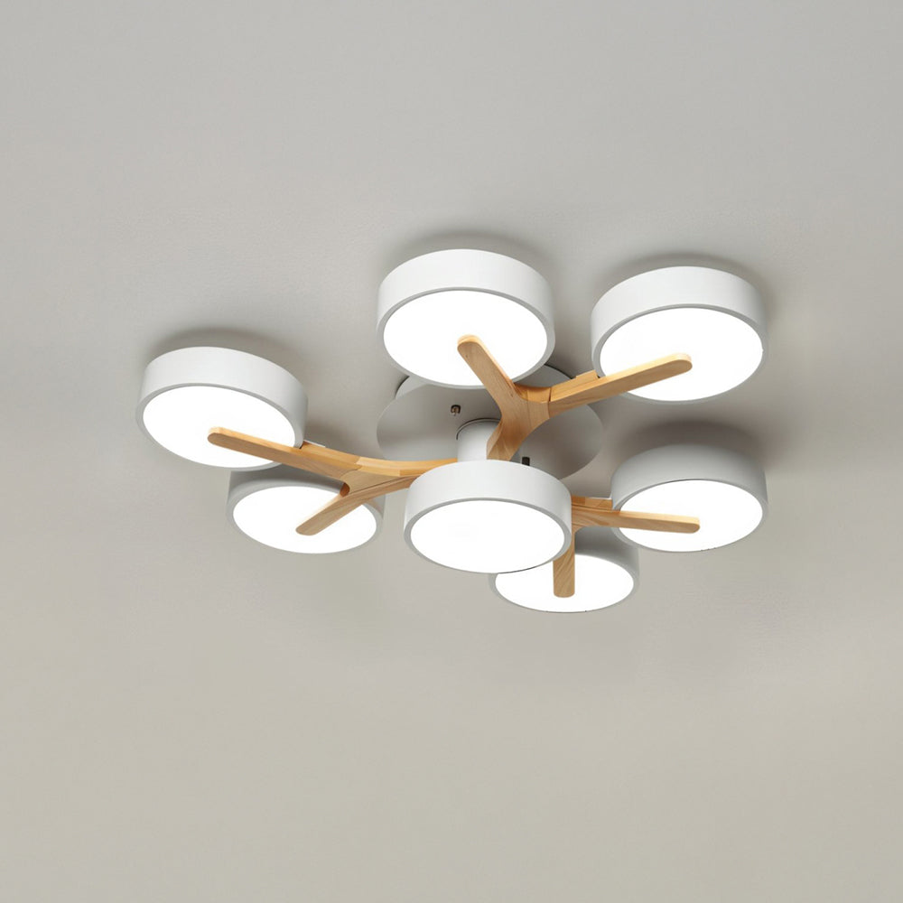 Contemporary Luxurious Ceiling Light - Acrylic Fixture for Living Room