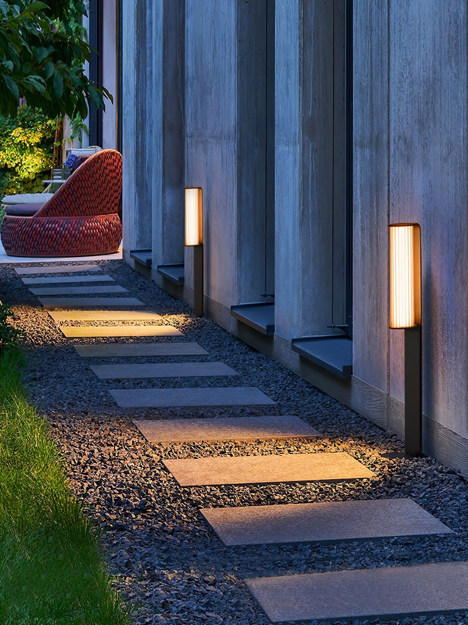 Modern Outdoor Lamp - Outdoor Post Lamp Great for Gardens/Patios