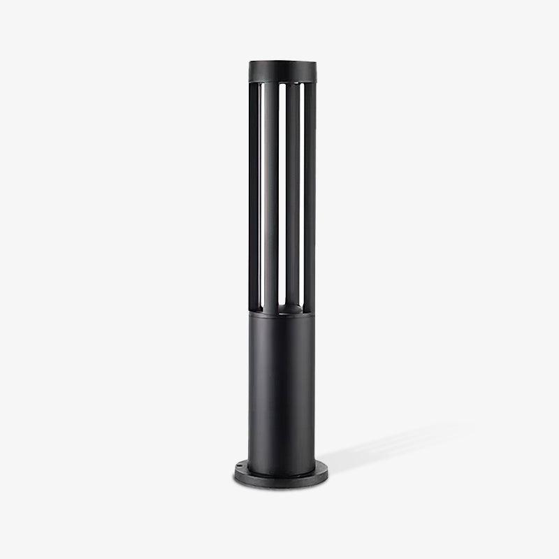 Black Solar Outdoor Post Light - Waterproof Solar Post Lamp