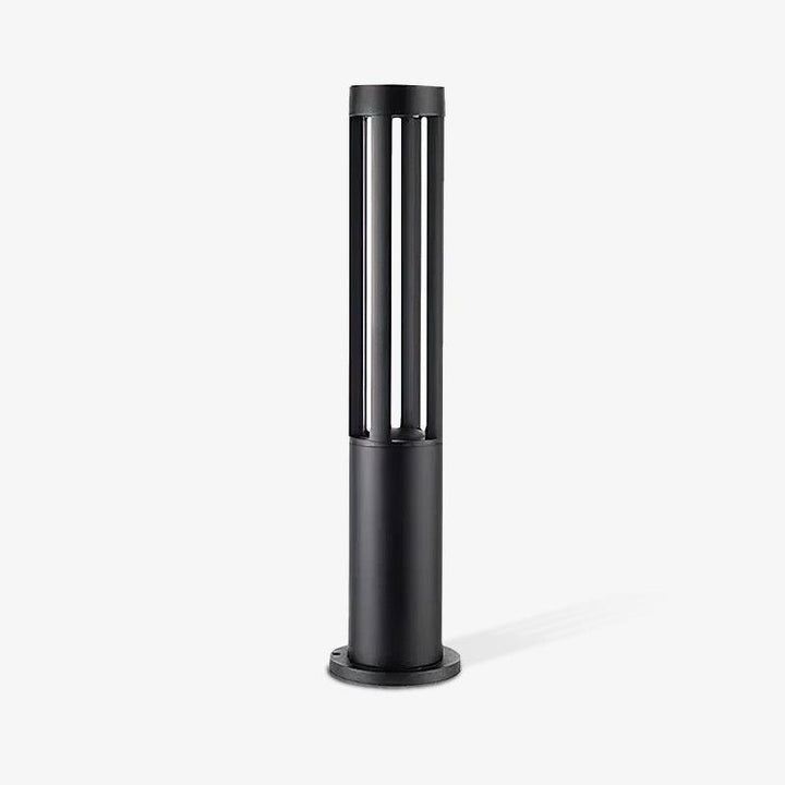 Black Solar Outdoor Post Light - Waterproof Solar Post Lamp