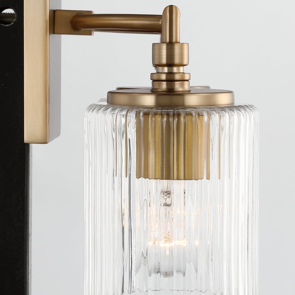 Lirra 3-Light Vanity Light Dimmable Glass Metal - Modern Design for Bathroom and Bedroom
