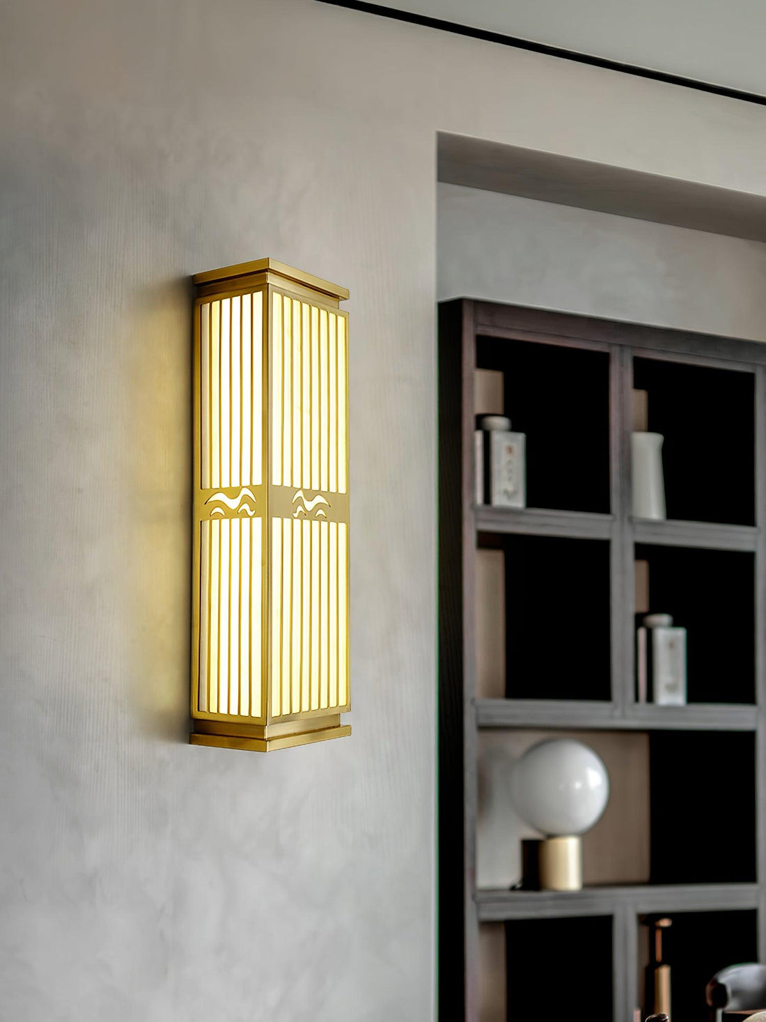 Metal Outdoor Wall Light - Square Acrylic Lamp for Yard