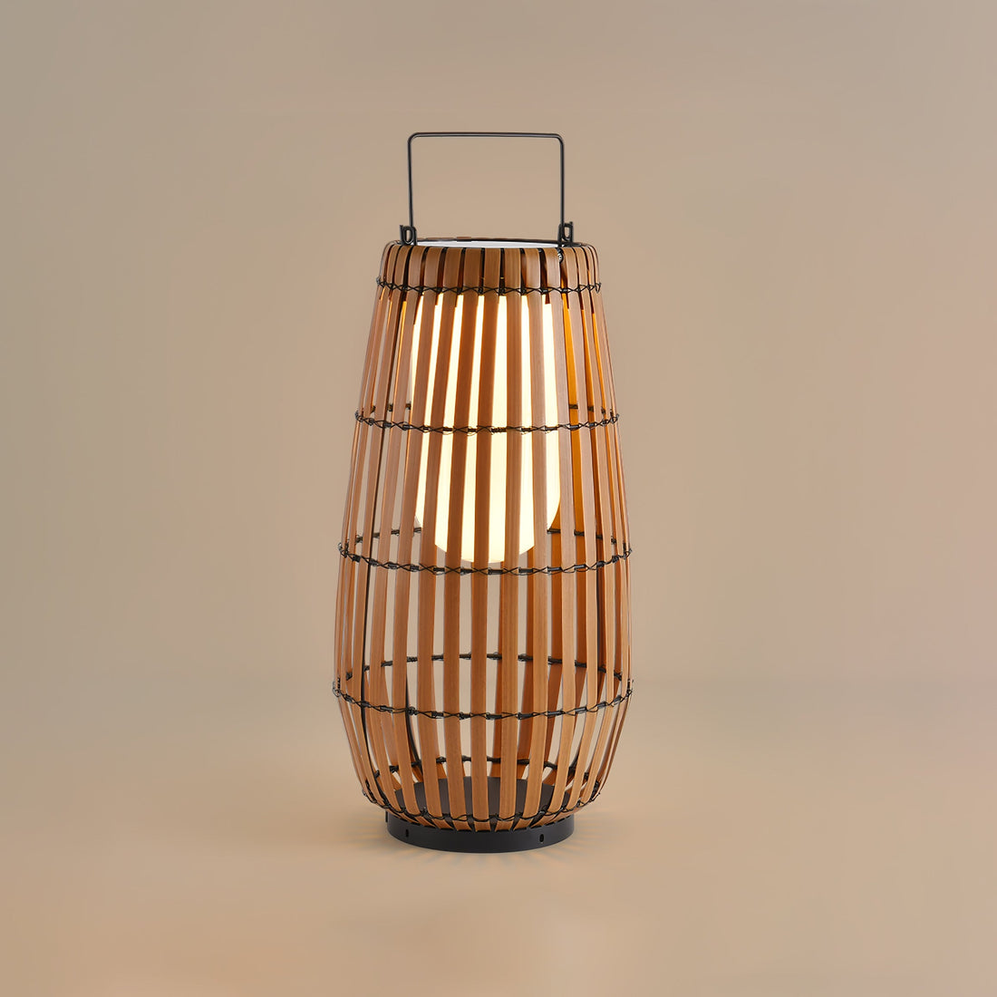 Tropic Braid Outdoor Lamp - Faux-Rattan Metal Waterproof