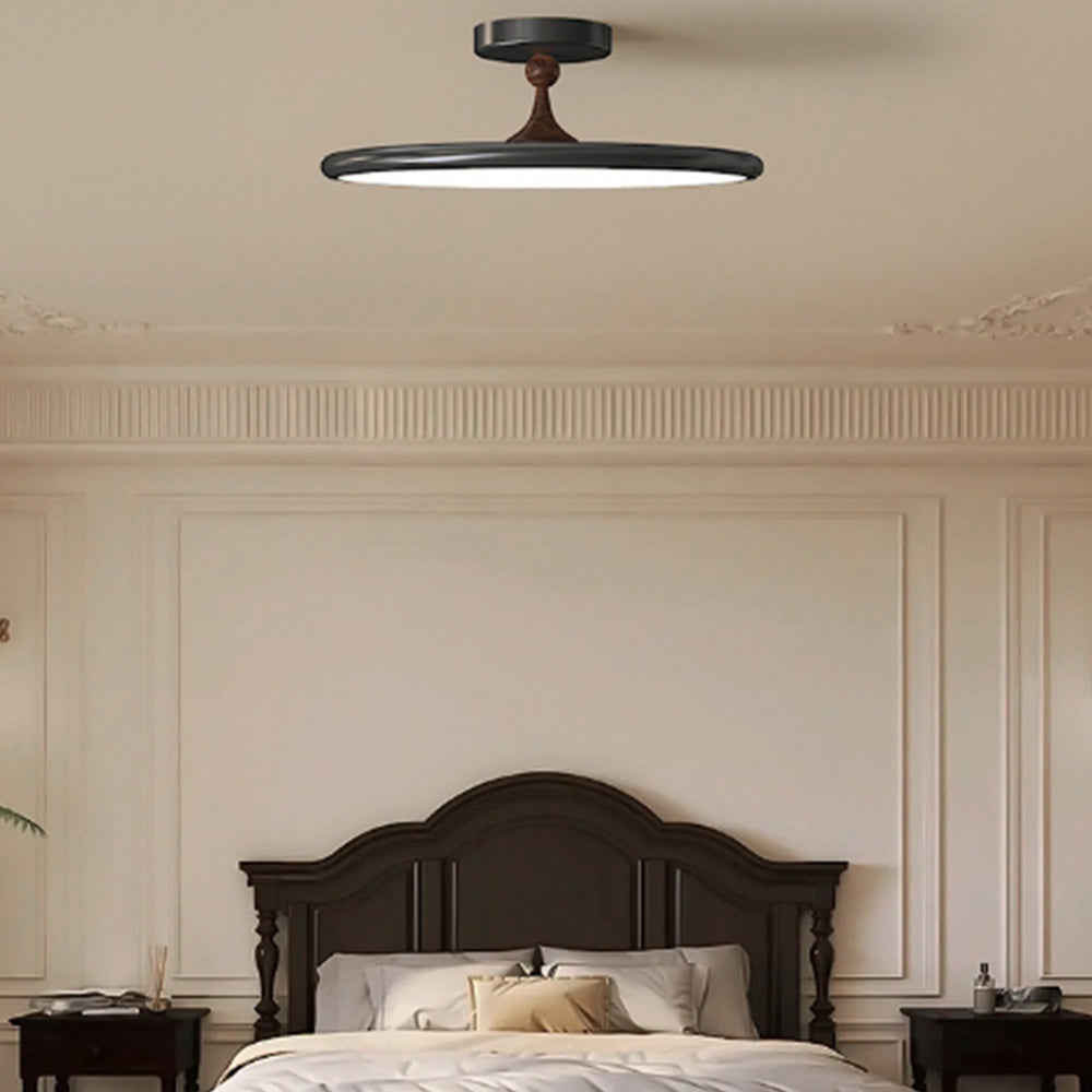 Bauhaus Disc Ceiling Light - Acrylic LED Bedroom Lighting Modern