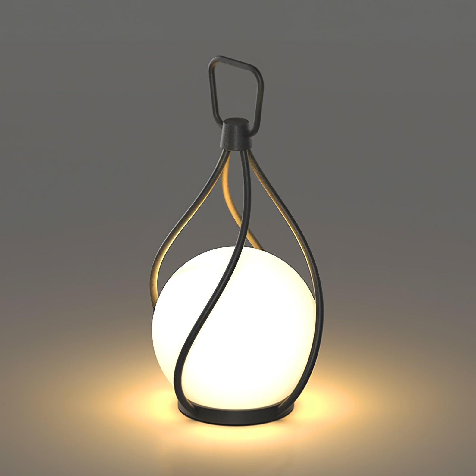 Orb Lantern Tischlampe – Wiederaufladbares LED-Licht für Innen und Terrasse