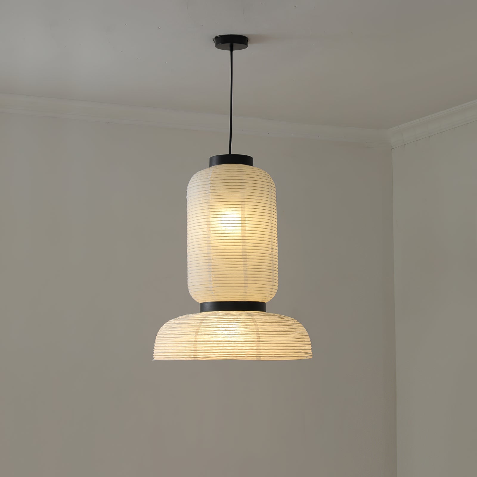 Rice Paper Pendant Lamp - Modern Design for Cozy Interiors