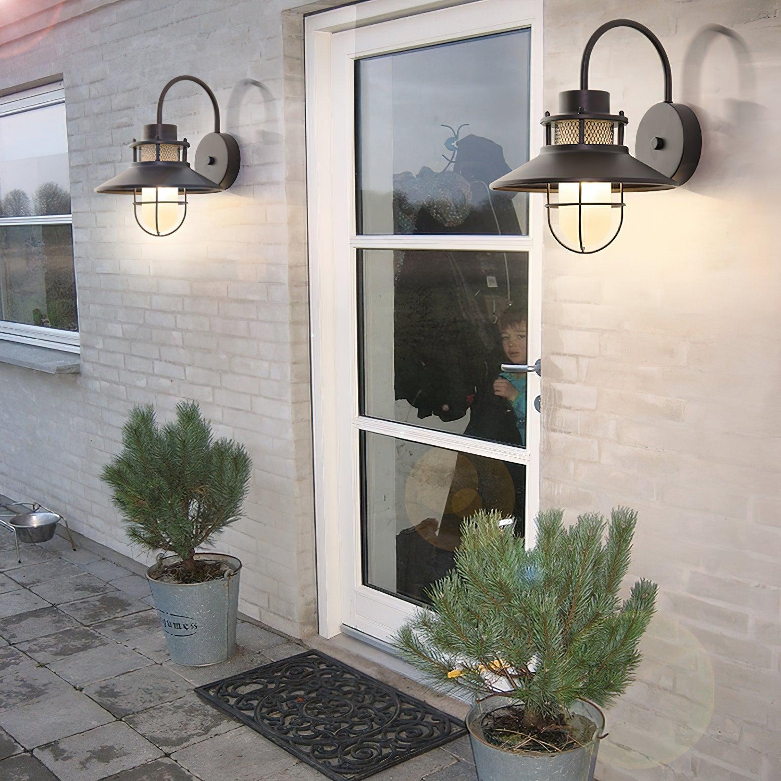Outdoor Wall Lamp - Industrial Decor Wall Lamp Great for Patio/Porch