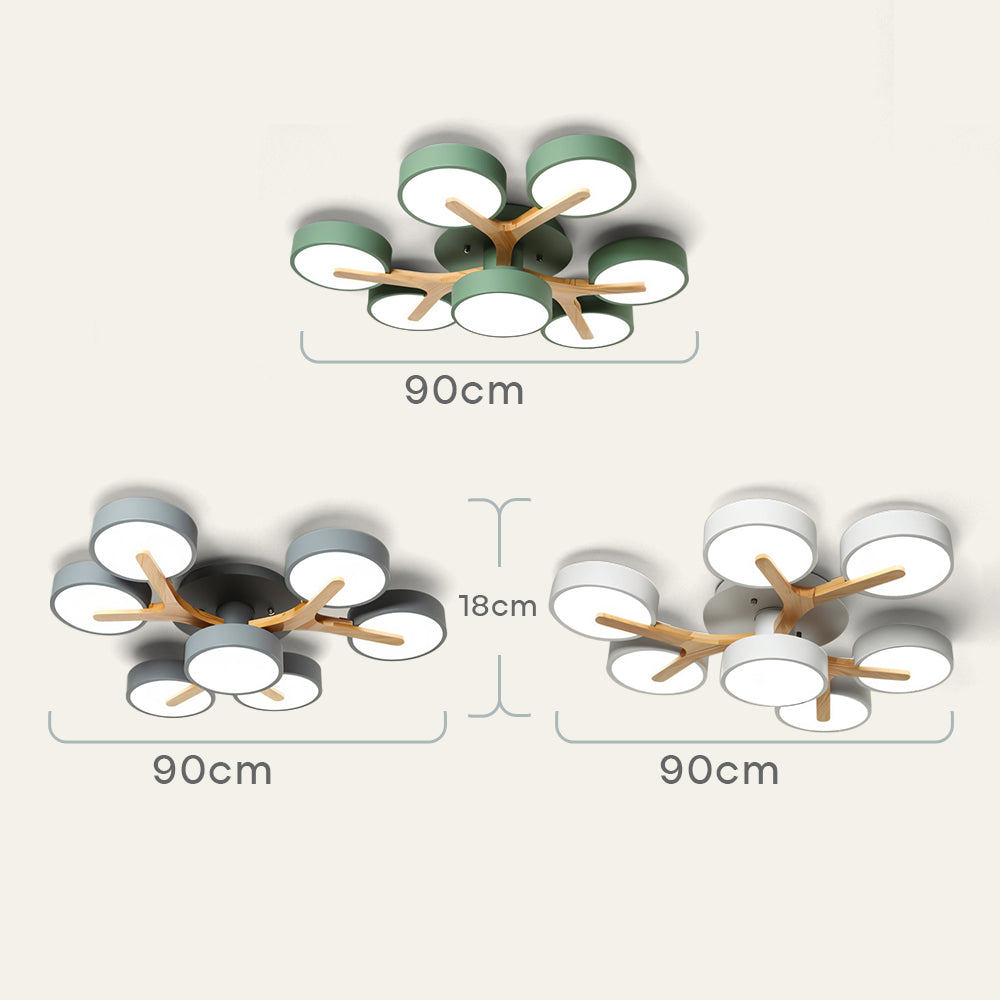 Contemporary Luxurious Ceiling Light - Acrylic Fixture for Living Room