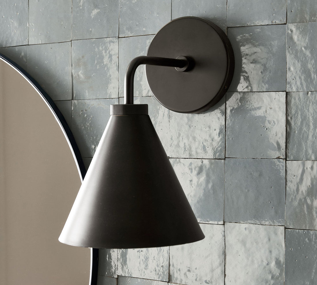 Korvi Metal Cone Wall Lamp - Classic Multi-Head Tapered Wall Sconce
