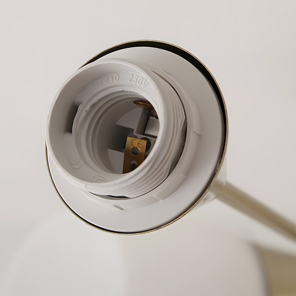 Semi Flush Mount Ceiling Light - Modern White Glass Creative Design