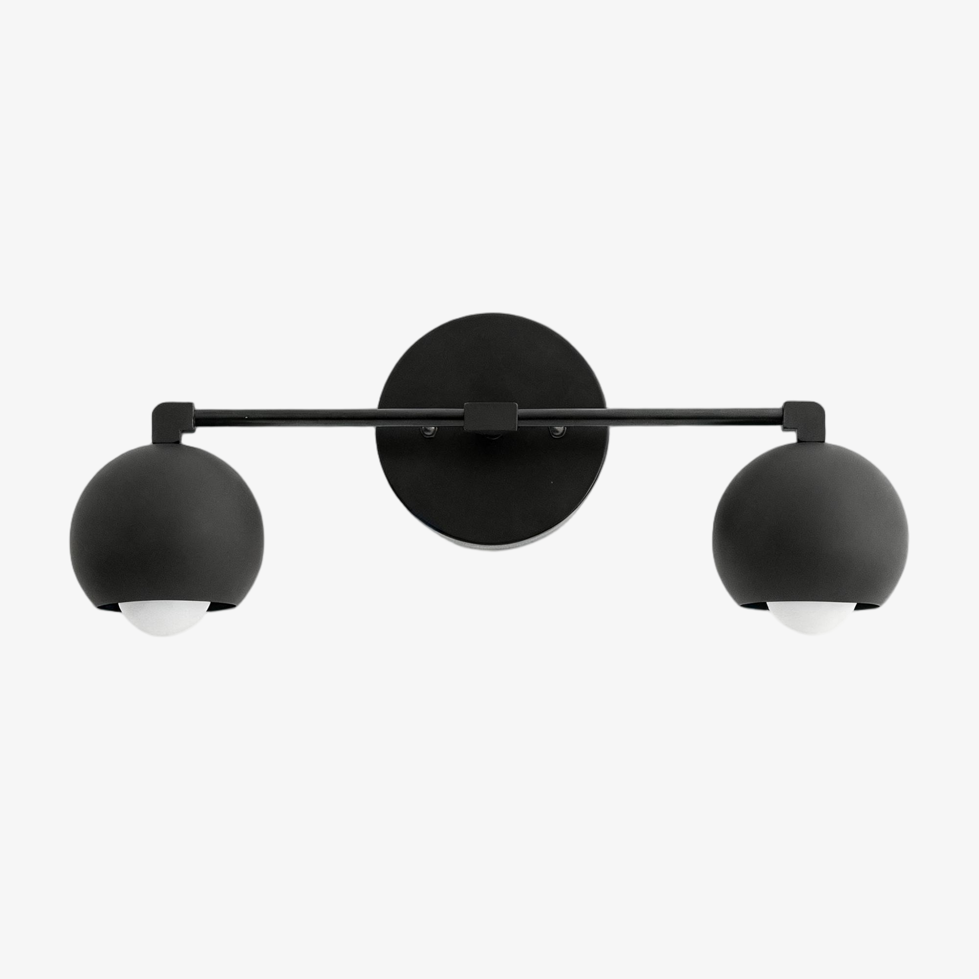 Metio Dome Decorative Vanity Light - Classic Orb Shade Bathroom Wall Lamp