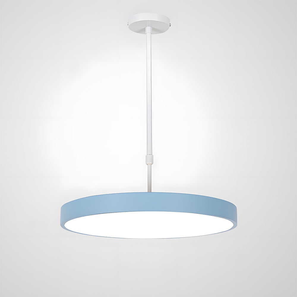 Macaron Disc Pendant Light - Modern Acrylic Kitchen Island Lighting