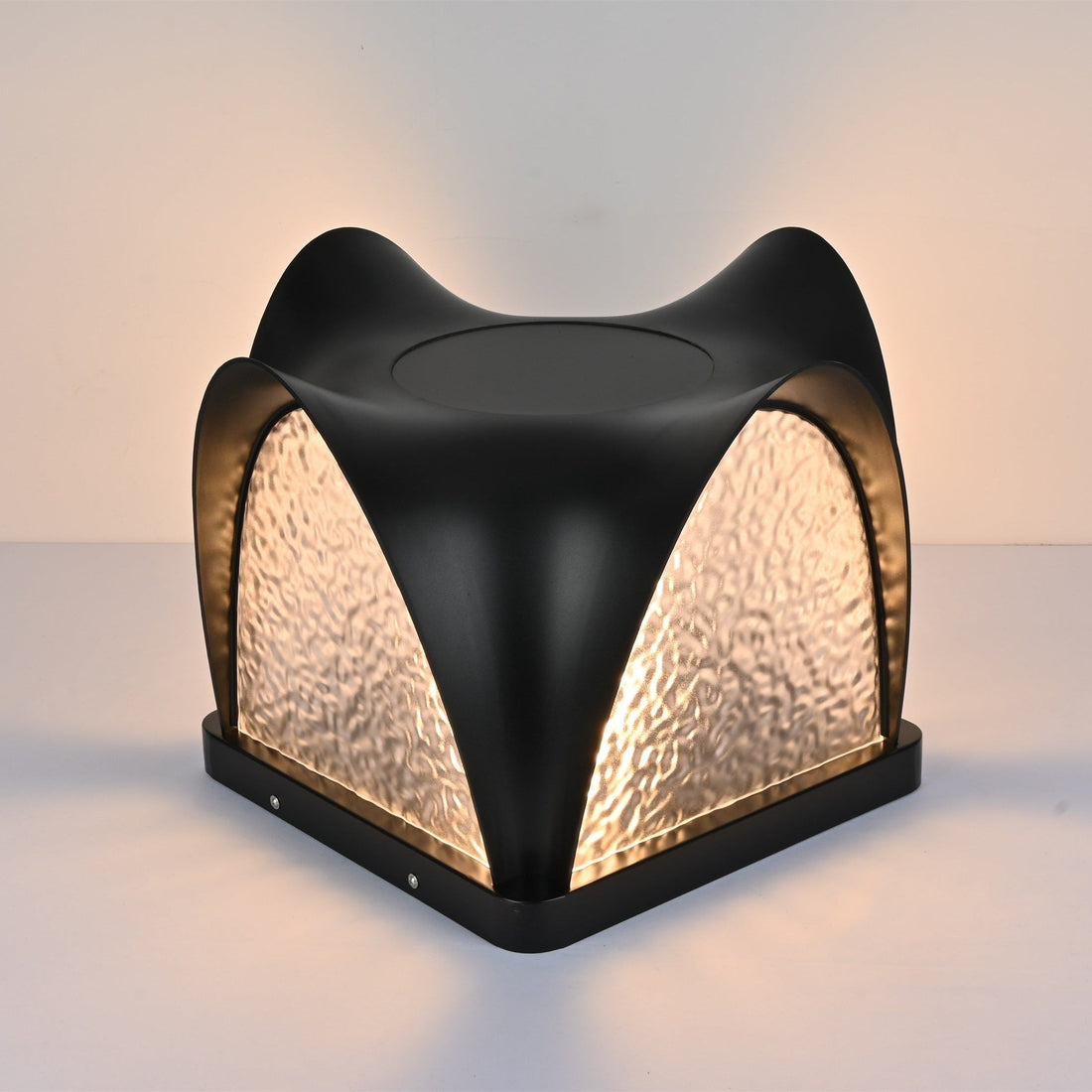 Modern Outdoor Lantern - Solar LED Lamp for Garden, Patio & Walkway