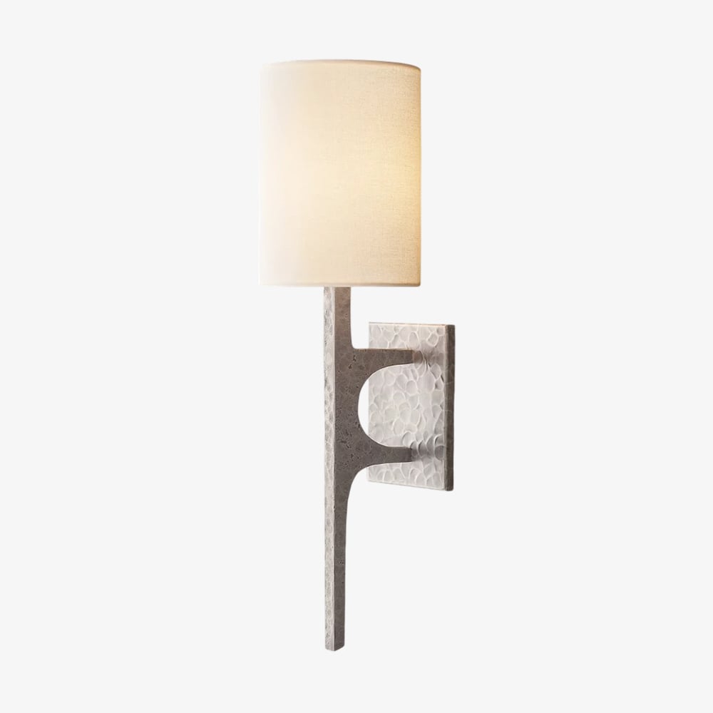 Texturoc Linear Wall Light - Modern Hammered Wall Sconce