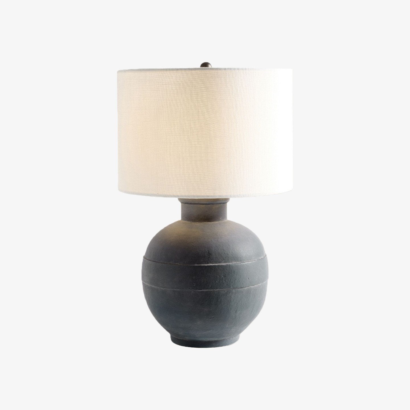 Ceruna Table Lamp with Textured Ceramic Base and Soft Glow for Bedroom Nightstand