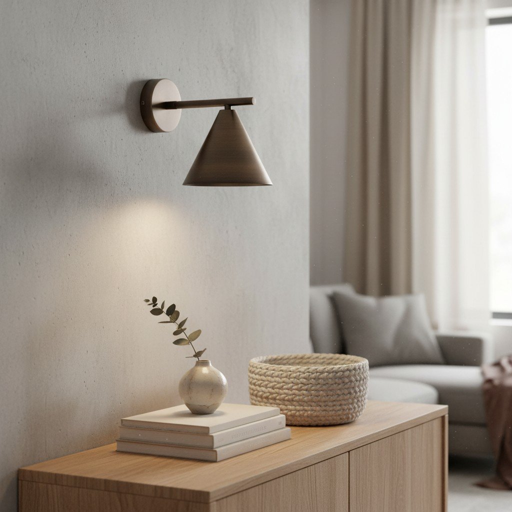 Oricone Modern Adjustable Arm Wall Light – Minimalist Metal Design for Home Interiors