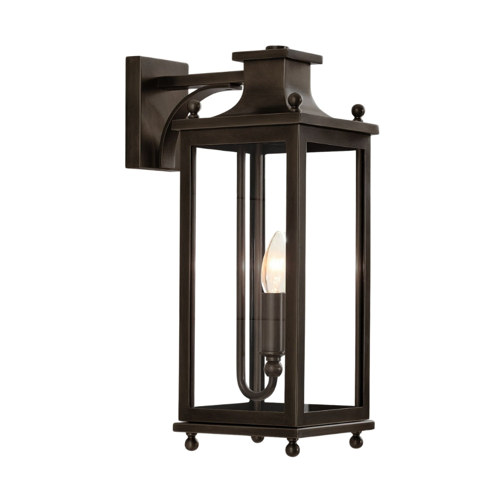 Yolvira Metal Outdoor Lantern Wall Light - Versatile Sconce for Patio