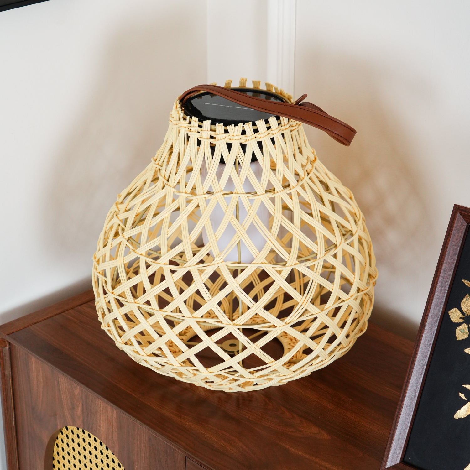 Woven Sphere Lantern Outdoor Lamp - Solar Outdoor Lamp Great