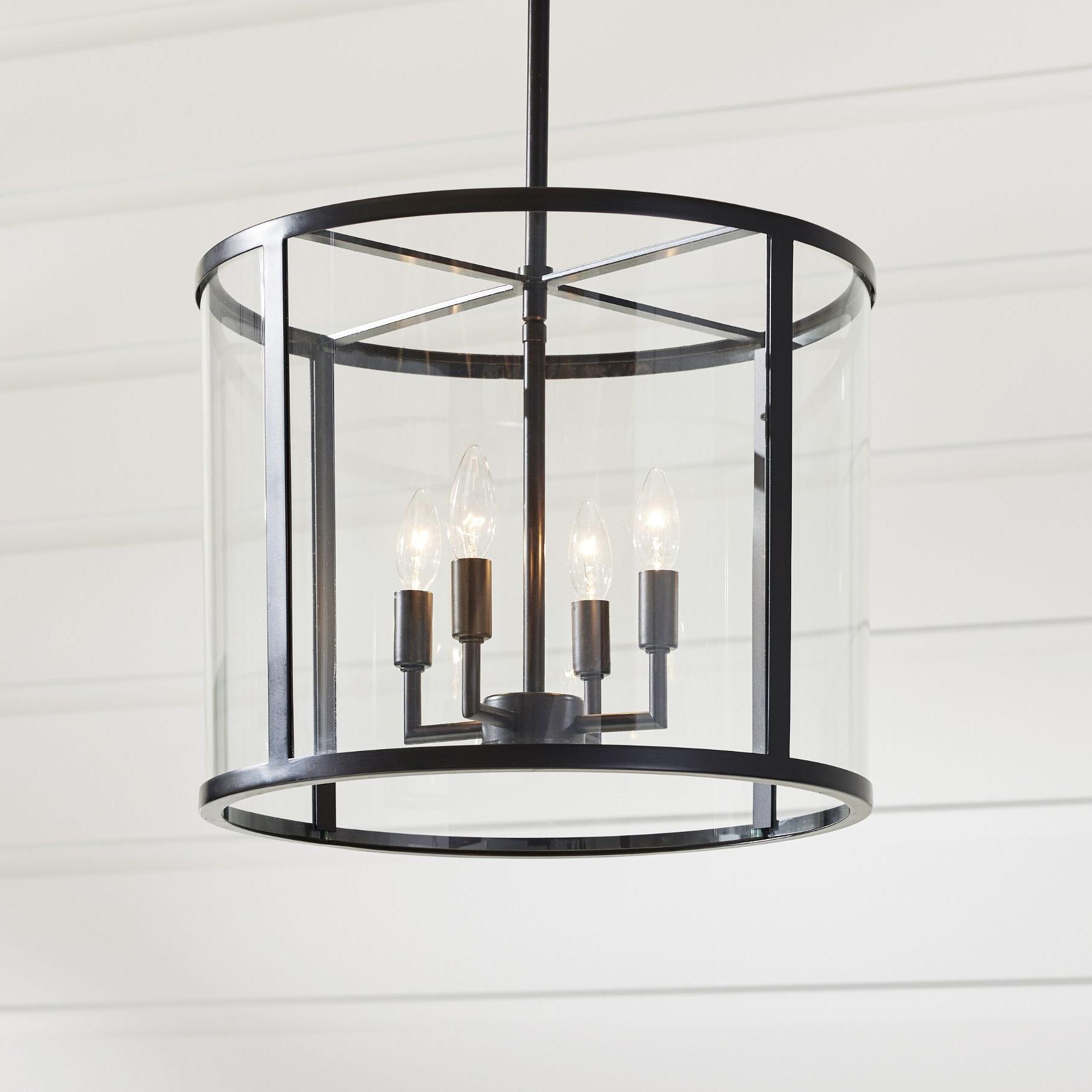 Ferrix Industial Iron Pendant Lamp - Glass Outdoor Lantern Lighting