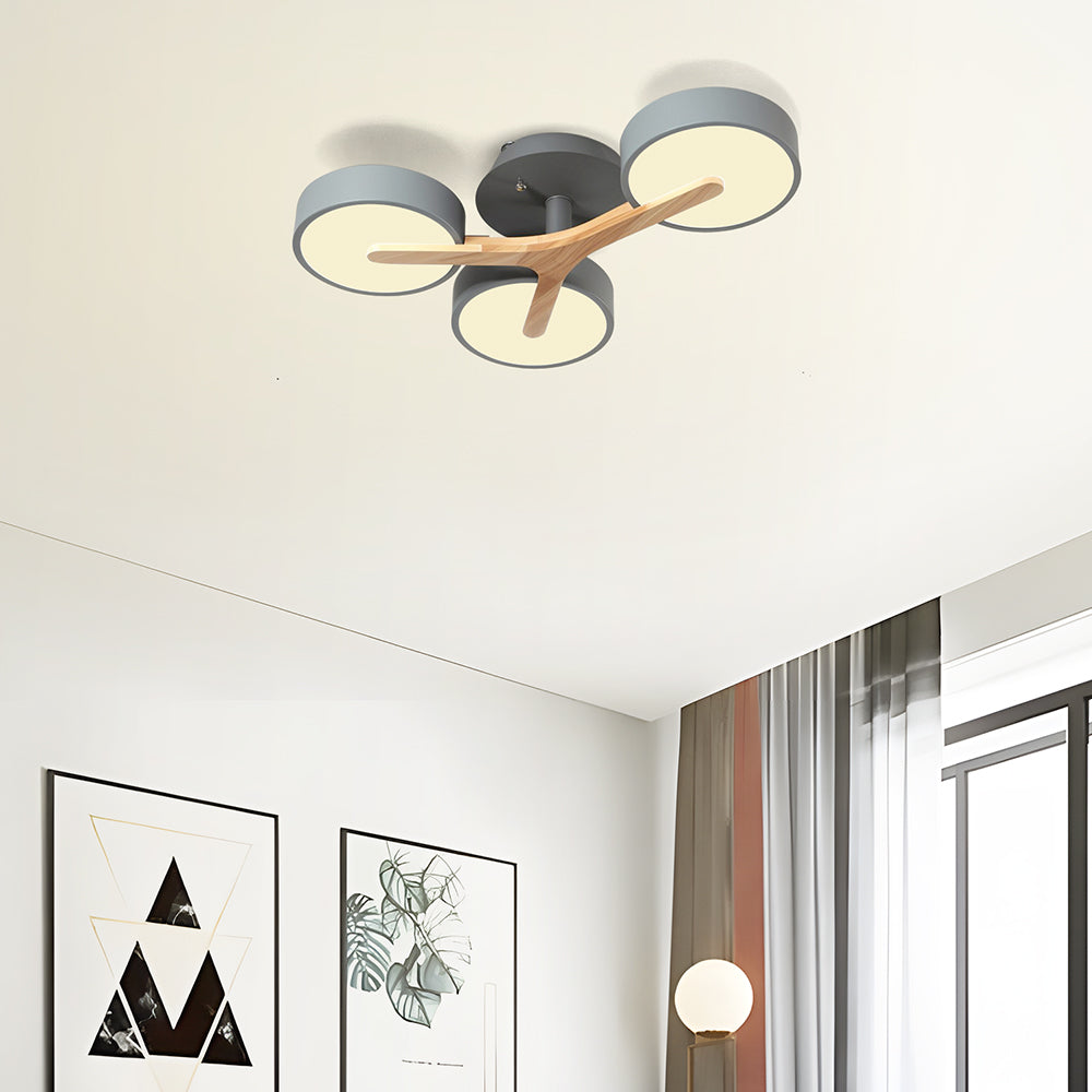 Contemporary Luxurious Ceiling Light - Acrylic Fixture for Living Room