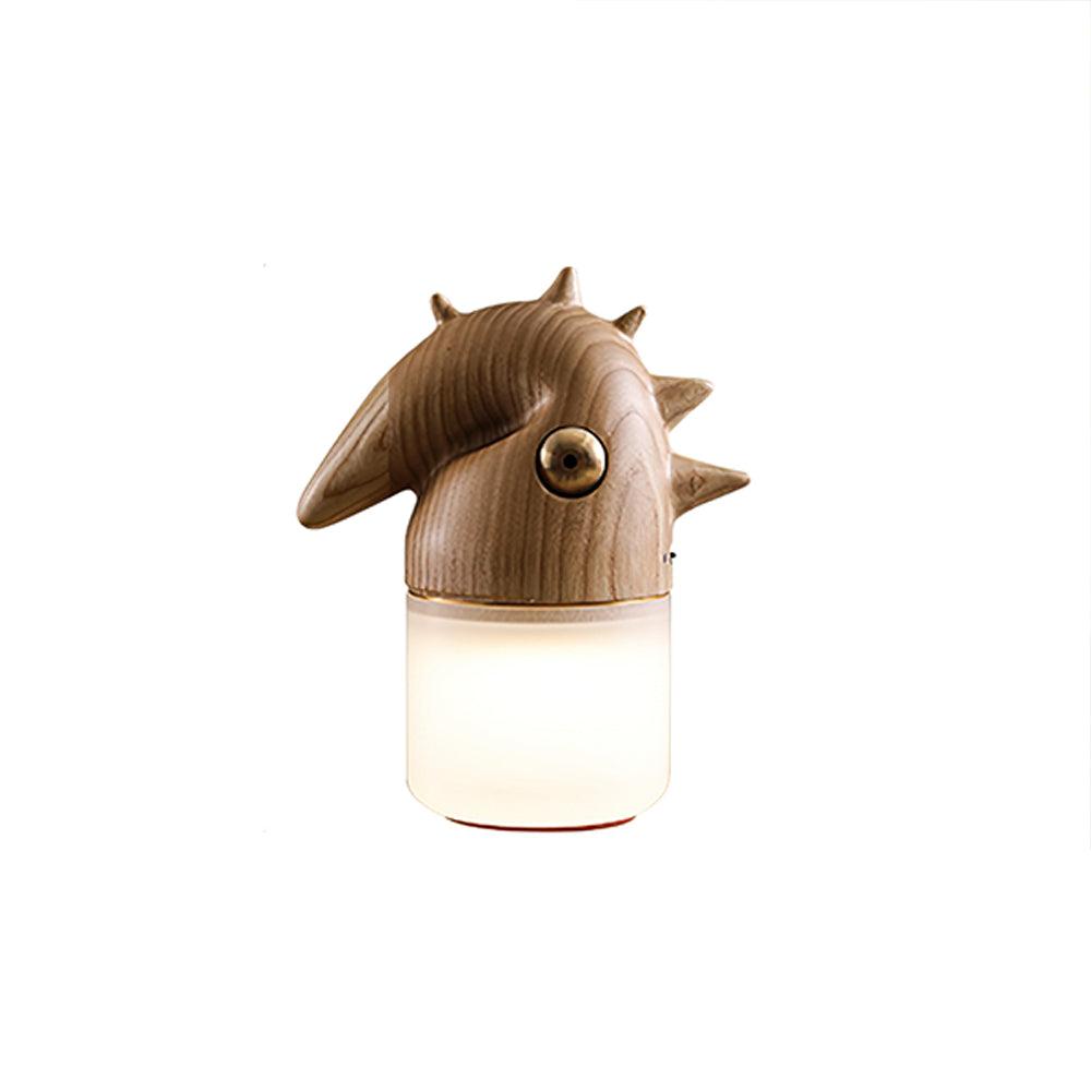 Tischlampe mit Akku - Dekoratives Rosshaarlicht fürs Schlafzimmer