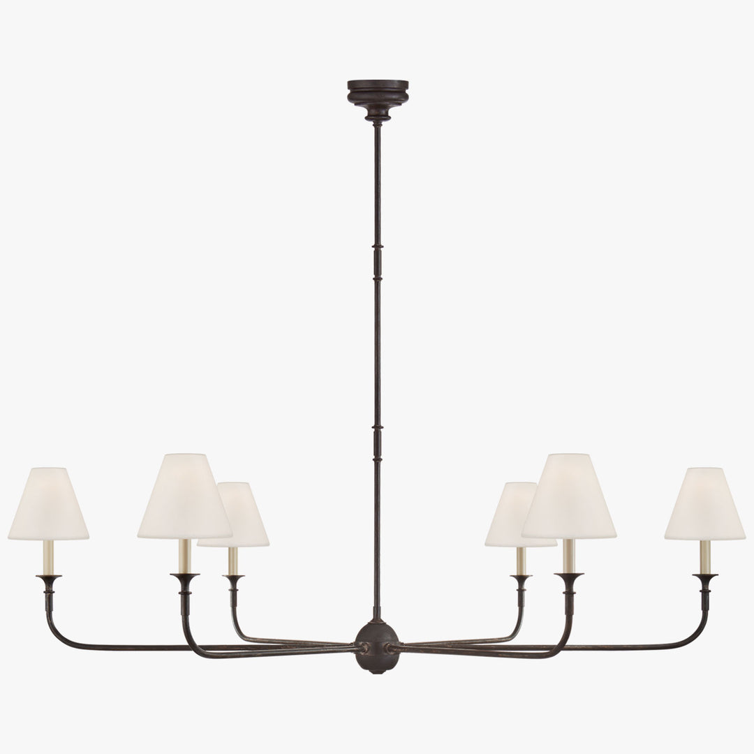 Piaf Grande Moderner Industrie-Kronleuchter aus Metall 