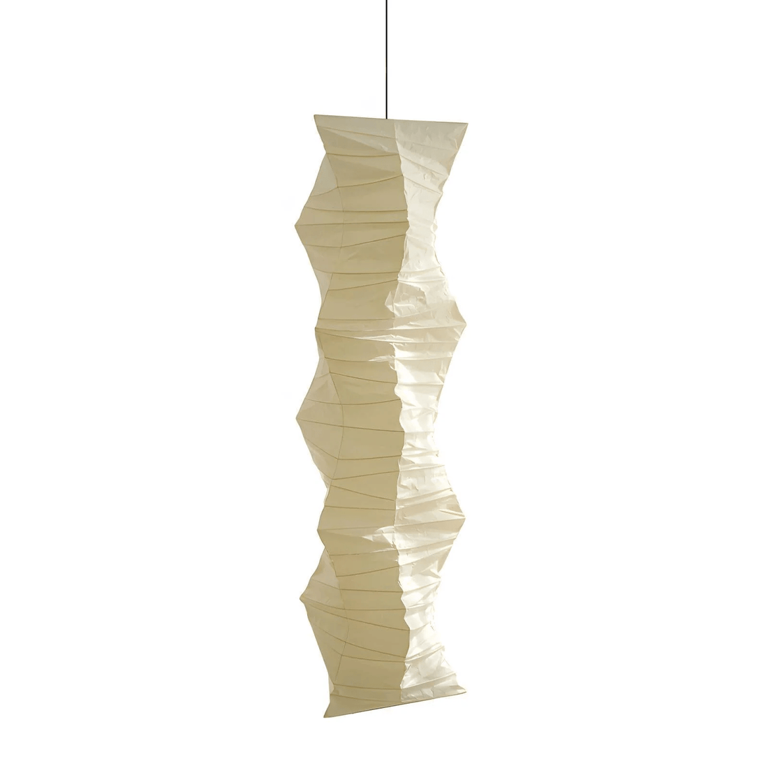 Washi-Papier-Pendelleuchte – runder Schirm für gemütliche, moderne Innenräume