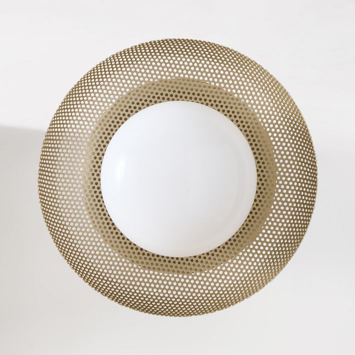 Elorina Sconce Wall Light - Textured Metal or Glass Shade