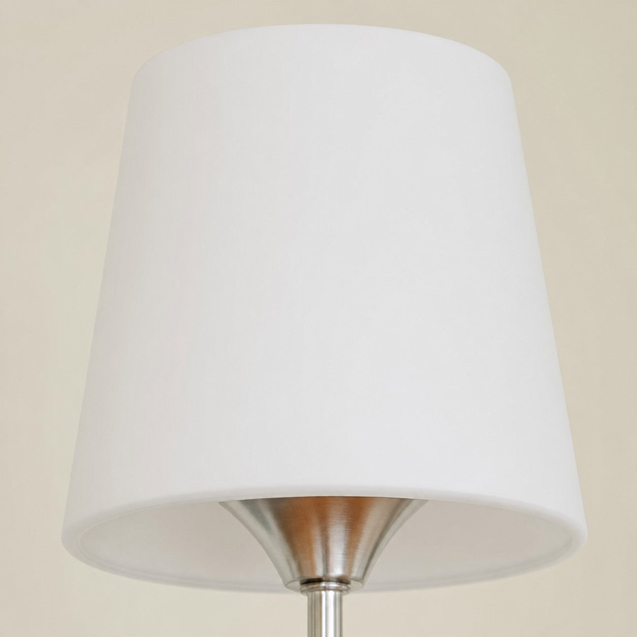 French Vintage Fabric Shade Chandelier