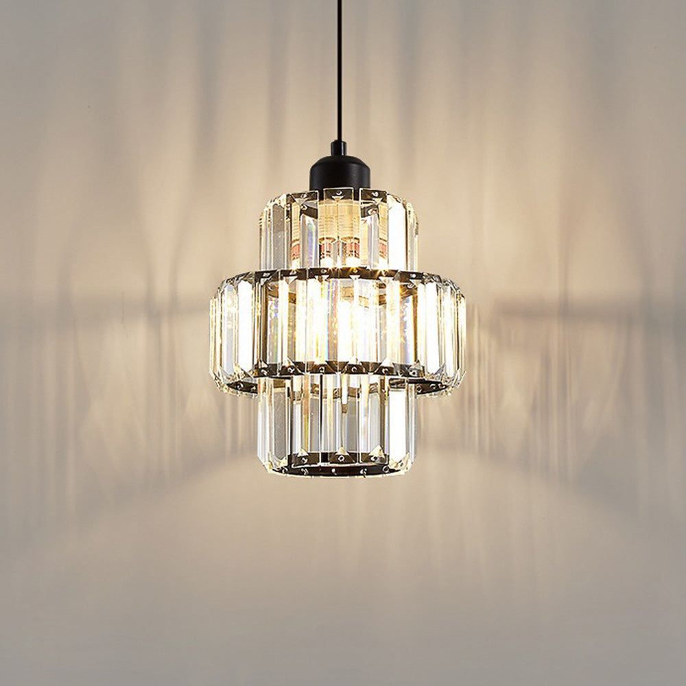 Luxury Pendant Light – Glass Gold Fixture for Elegant Home Interiors