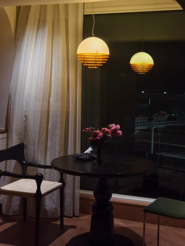 Bauhaus Sunset Pendelleuchte - Moderne Designer-Ambientelampe fürs Wohnzimmer