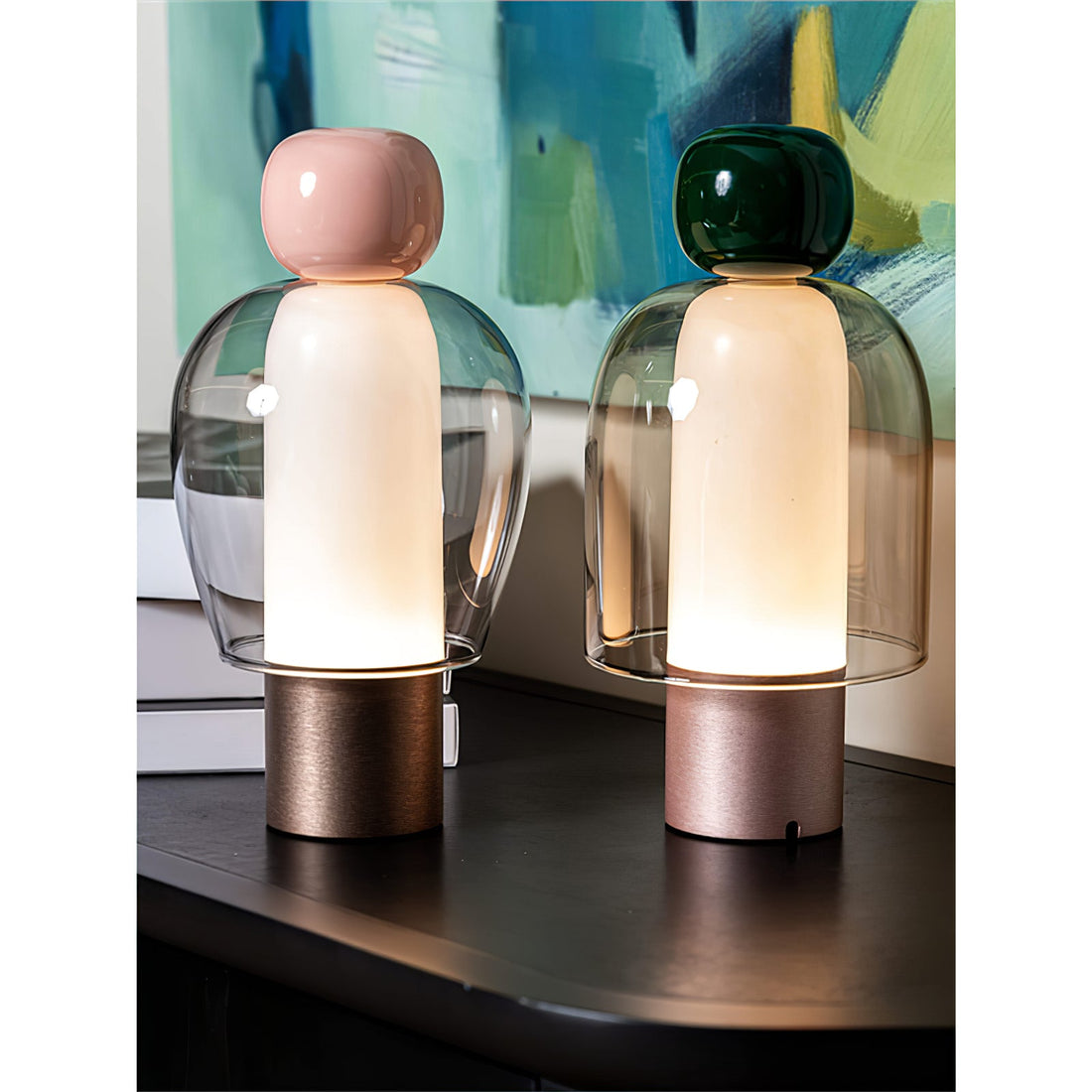 Tischlampe – Tragbare wiederaufladbare Lampe für den Einsatz im Wohnzimmer und Schlafzimmer
