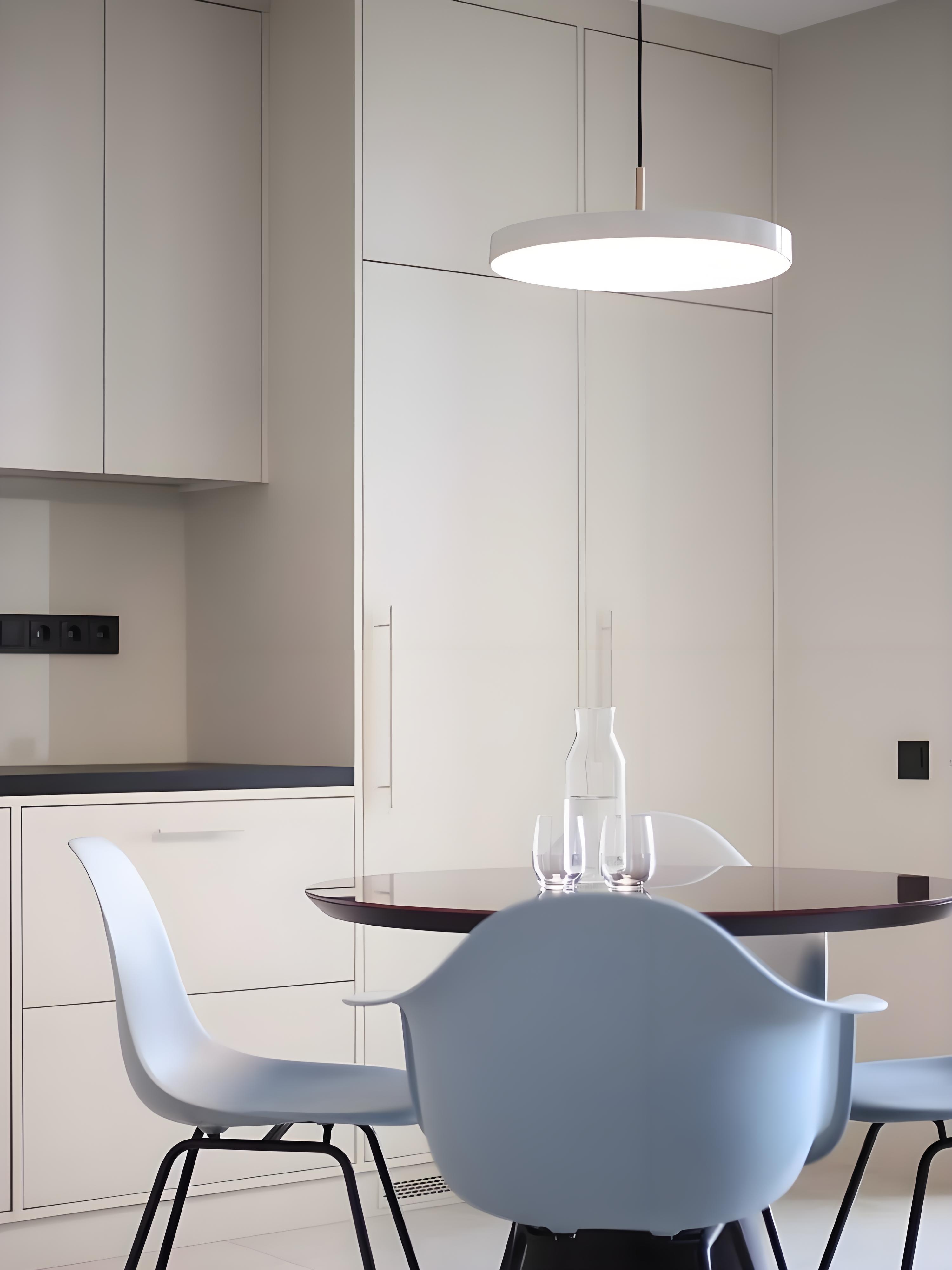 Asteria Minimalist Metal and Acrylic LED Pendant Light