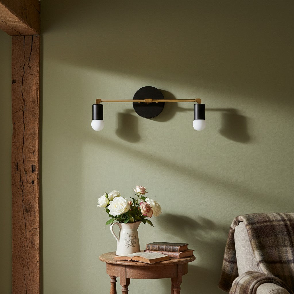 Mobilux Line industrial Bathroom Vanity Light - Minimalist Wall Sconce - Elegant Fixture