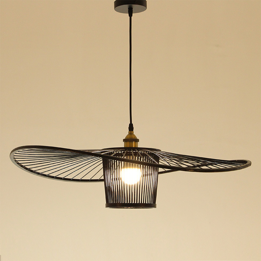Rattan Pendant Light - Vintage Bamboo Woven Natural Design
