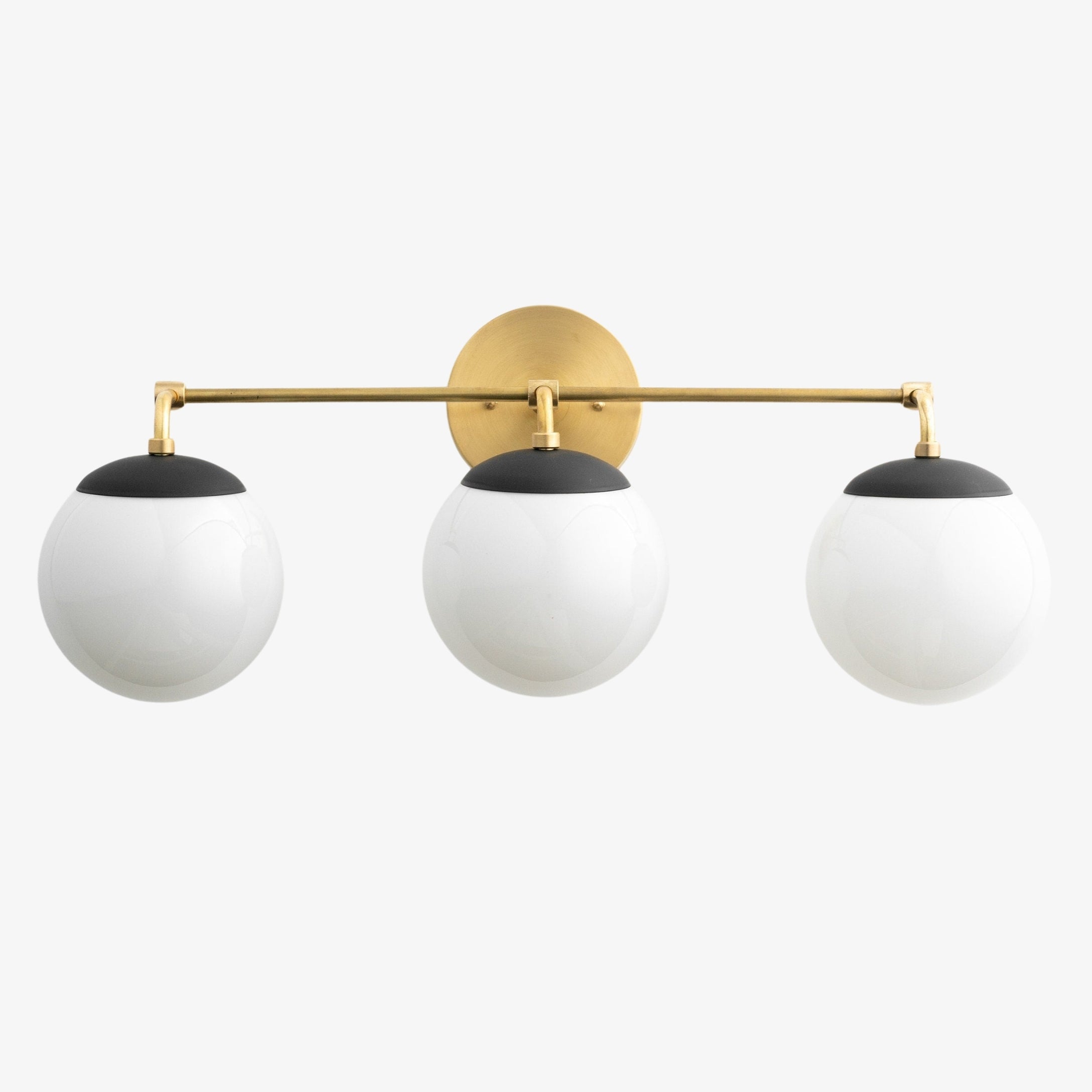 Glorica Glass Wall Sconce - Modern Vintage Vanity Light Fixture