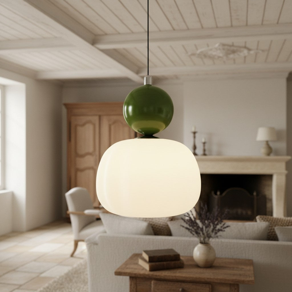 Ornavigo Geometric Art Deco Pendant Light - Modern Bauhaus Orb Style for Kitchen Island