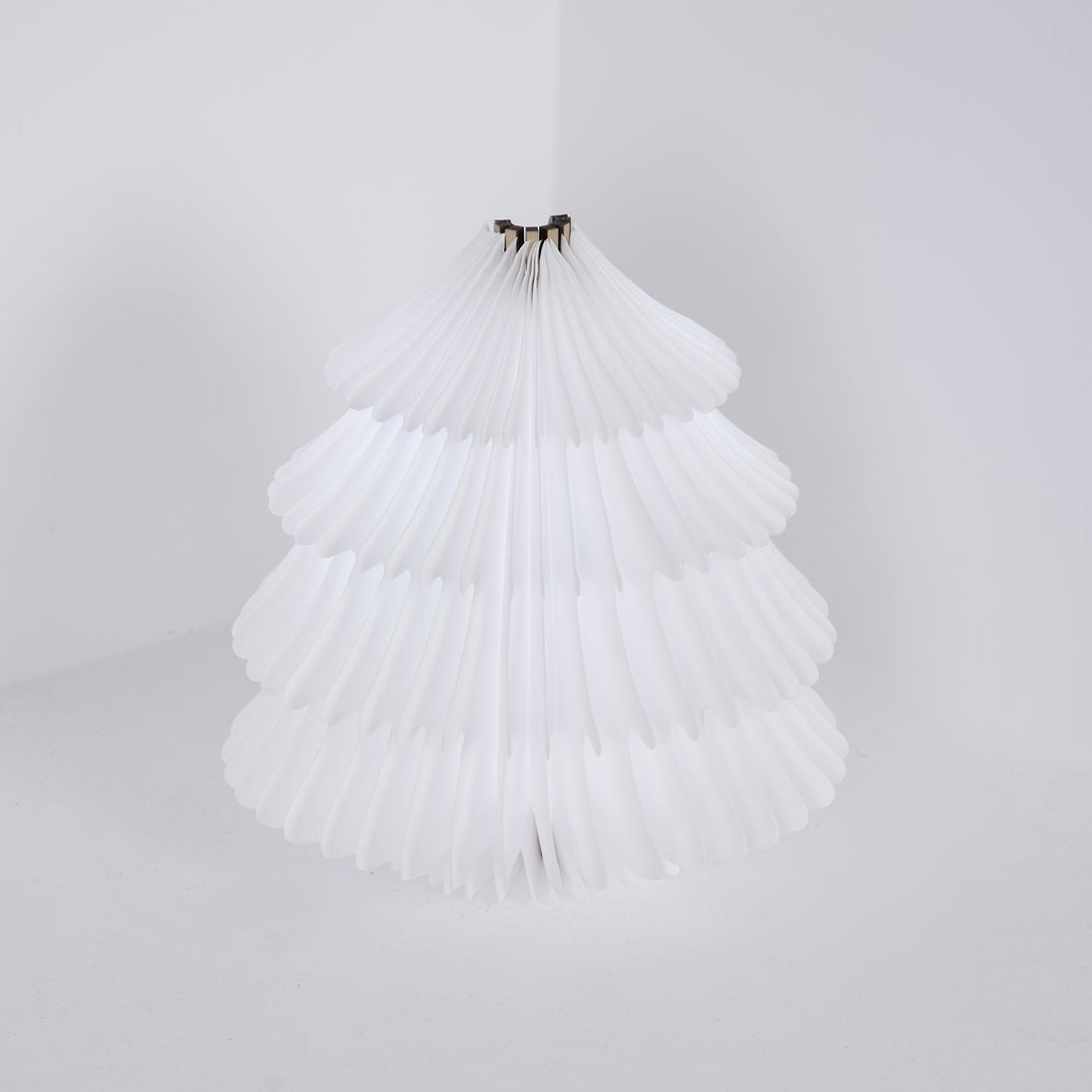 Faltbare Weihnachtsbaum-Tischlampe – LED-Licht aus Holz für das Wohnzimmer