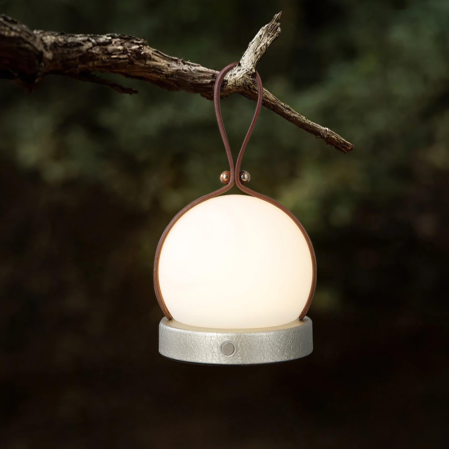 Laterne Tischlampe für den Innenbereich – Eingebaute Batterie Moderne Eisenbeleuchtung
